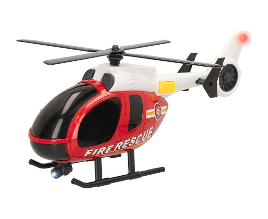 Ugunsdzēsēju komplekts (mašīna un helikopters) ar skaņu un gaismu 3+ CB47517 Radio vadāmās rotaļlietas (RC)