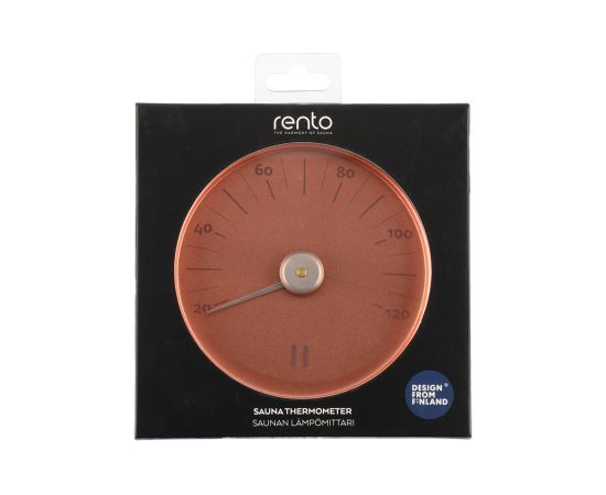 Термометр для сауны RENTO COPPER, D15x2см