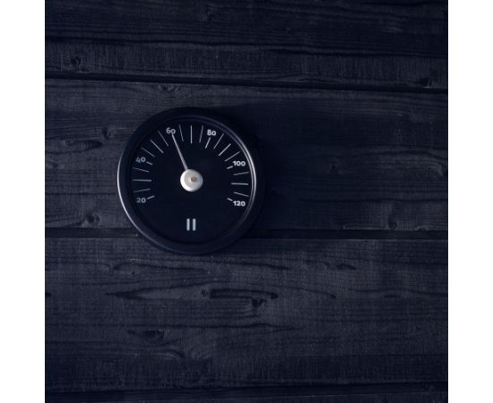Термометр для сауны RENTO BLACK, D15x2см