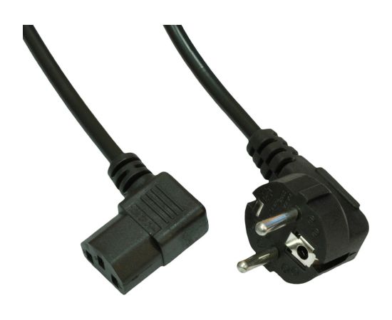 Power Cable Akyga AK-PC-02A Angle CCA CEE 7|7 | IEC C13 1.5 m