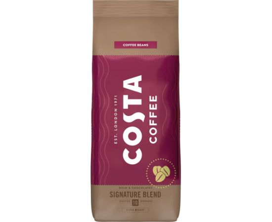 Costa Coffee Signature Blend Dark coffee beans 1kg Kafijas kapsulas, kafija