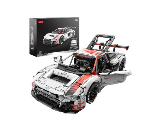 Building Blocks Car RC 1:8 Audi R8 GT3 Rastar White 3322 Elements Радиоуправляемые Игрушки