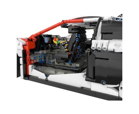 Building Blocks Car RC 1:8 Audi R8 GT3 Rastar White 3322 Elements Радиоуправляемые Игрушки