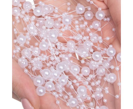 Pērļu Ziemassvētku eglīšu ķēde Springos CA0210 3-8mm
