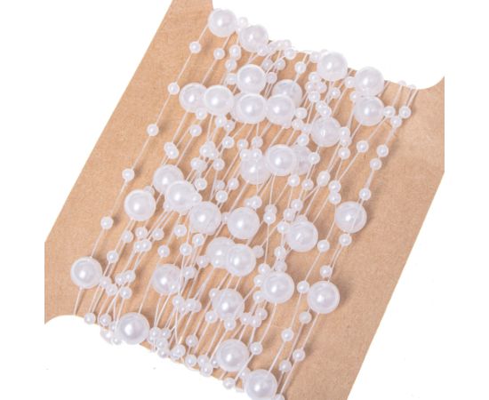 Pērļu Ziemassvētku eglīšu ķēde Springos CA0210 3-8mm