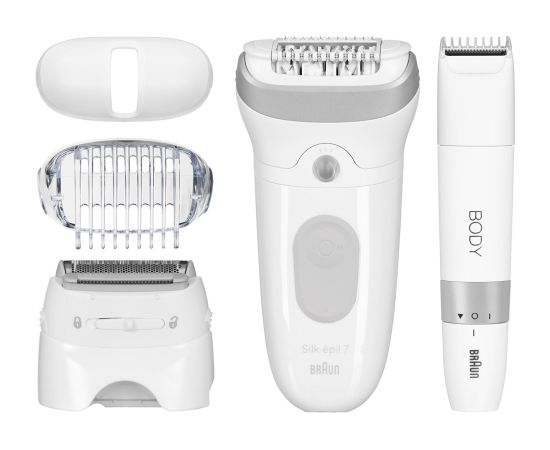 Braun Depilator elektryczny Silk-épil 7 7-441 Epilatori, bikini trimmeri, sieviešu skuvekļi