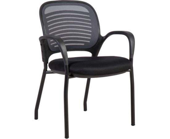 Klienta krēsls TORINO 59xD59xH84cm, pelēks/melns