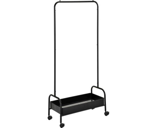 Clothes hanger FRASER 74x35xH168cm, black
