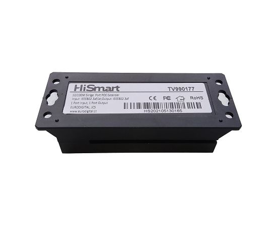 Extradigital PoE 10/100M Extender 100m, 15W