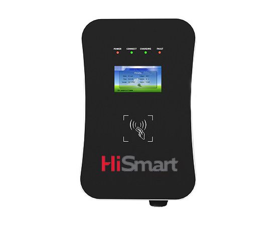 Hismart Electric Car Charging Station, Type 2, 22kW, 32A, 3-phase