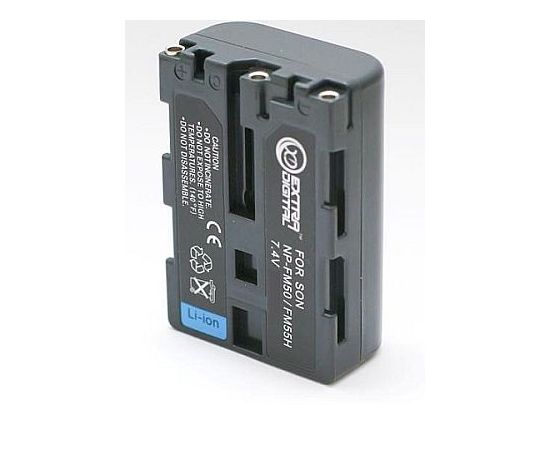 Extradigital Sony, battery NP-FM50/QM51