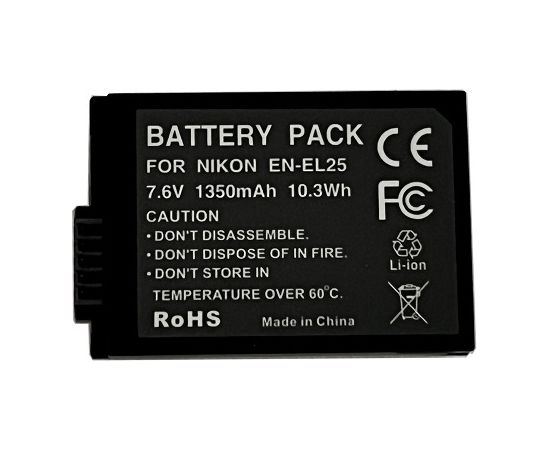 Extradigital NIKON EN-EL25 Battery, 1350mAh
