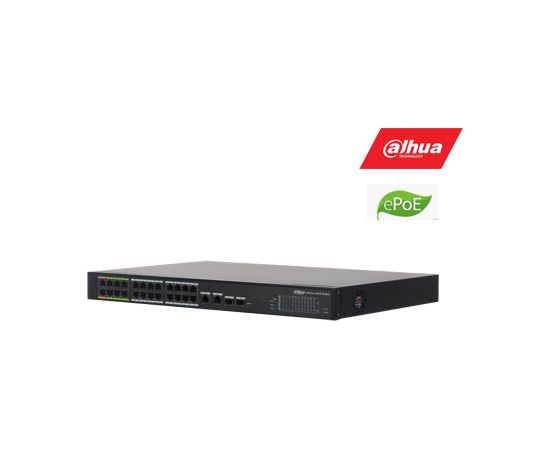 Dahua ePoE switch 100Mbps 24+2G uplink Switch