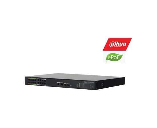 Dahua ePoE switch 100Mbps 16+2G uplink Switch