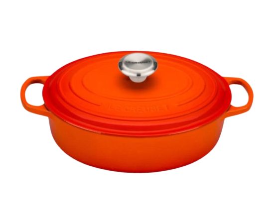Le Creuset Čuguna katls ovāls Ø27cm / 3,4L oranžs