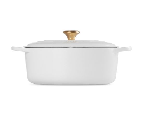 Le Creuset Čuguna katls ovāls 31cm / 6,3L balts