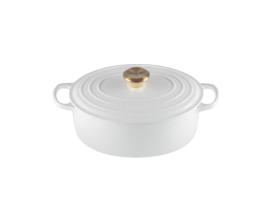 Le Creuset Čuguna katls ovāls 27cm / 4,1L balts