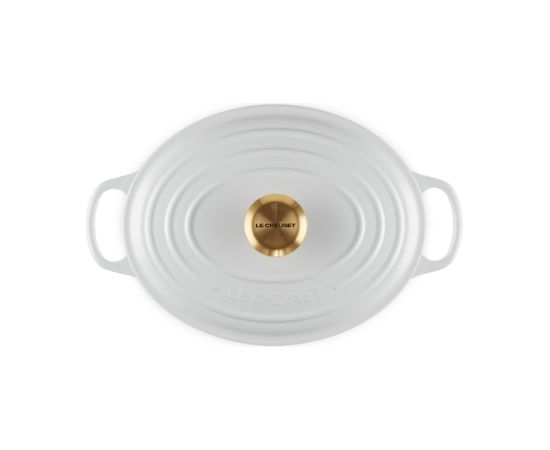Le Creuset Čuguna katls ovāls 27cm / 4,1L balts
