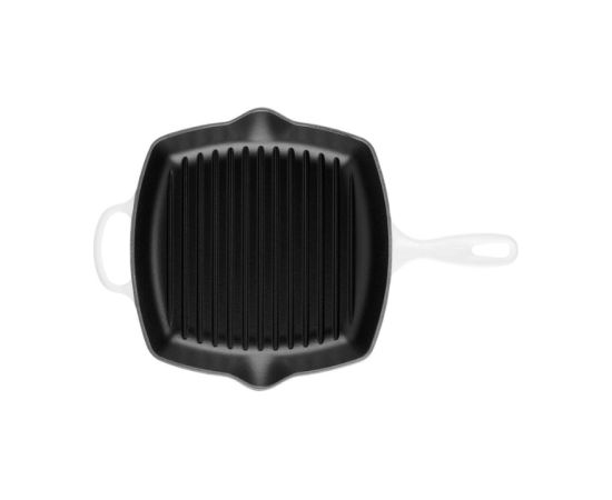 Le Creuset Čuguna grillpanna kvadrātveida 26x26cm balta