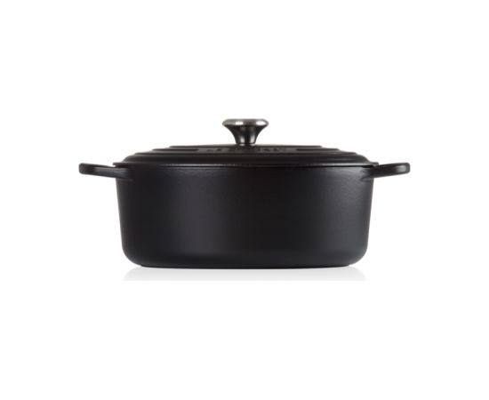 Le Creuset Čuguna katls ovāls 31cm / 6,3L matēts melns
