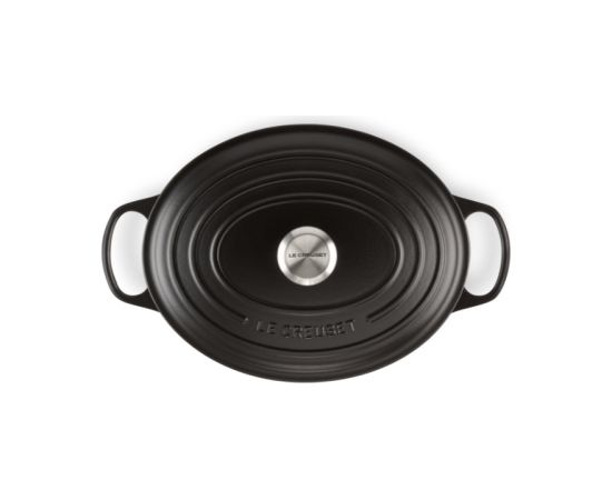 Le Creuset Čuguna katls ovāls 31cm / 6,3L matēts melns