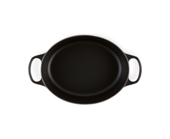 Le Creuset Čuguna katls ovāls 31cm / 6,3L matēts melns