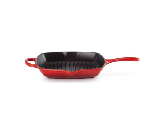 Le Creuset Čuguna grillpanna kvadrātveida 26x26cm sarkana