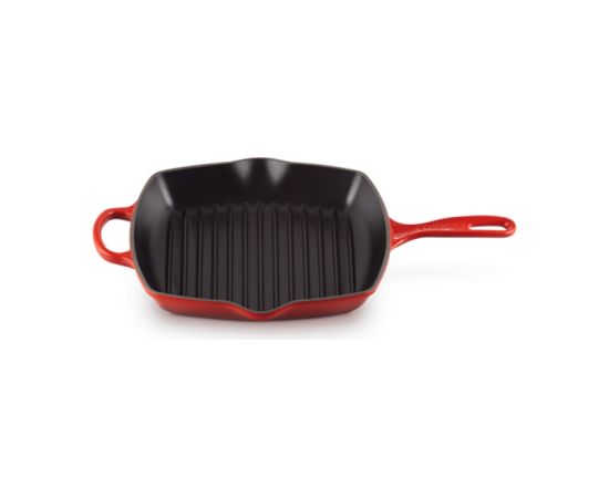 Le Creuset Čuguna grillpanna kvadrātveida 26x26cm sarkana