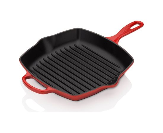 Le Creuset Čuguna grillpanna kvadrātveida 26x26cm sarkana