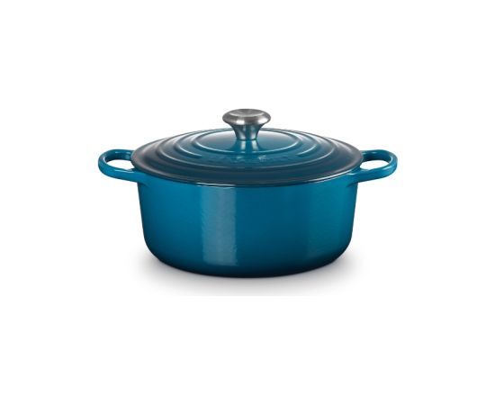 Le Creuset Čuguna katls apaļš Ø24cm / 4,2L zils