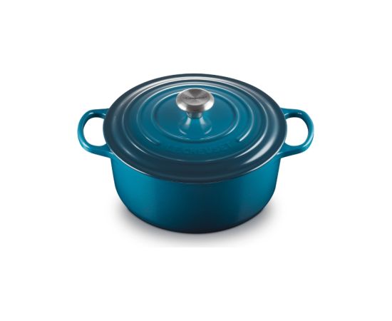 Le Creuset Čuguna katls apaļš Ø24cm / 4,2L zils