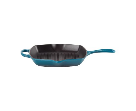 Le Creuset Čuguna grillpanna kvadrātveida 26x26cm zila