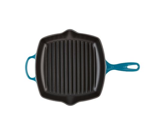 Le Creuset Čuguna grillpanna kvadrātveida 26x26cm zila