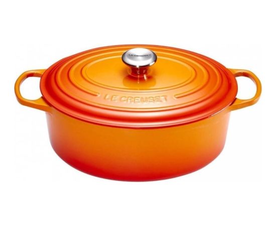 Le Creuset Čuguna katls ovāls 31cm / 6,3L oranžs