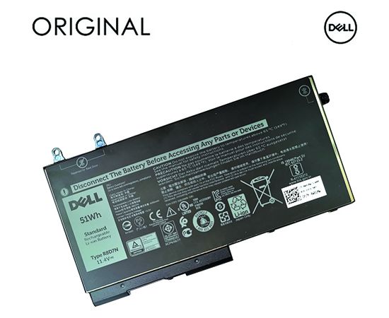 Notebook Battery DELL R8D7N, 4255mAh, Original