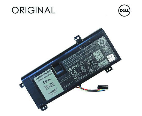 Notebook Battery DELL 8X70T, 6216mAh, Original