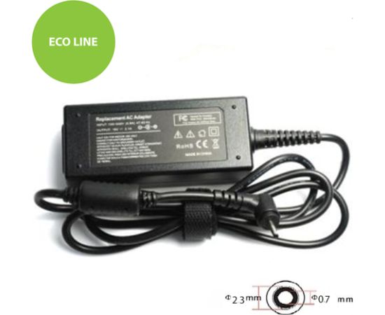Extradigital Блок питания для ноутбуков ASUS 40W: 19V, 2.1A