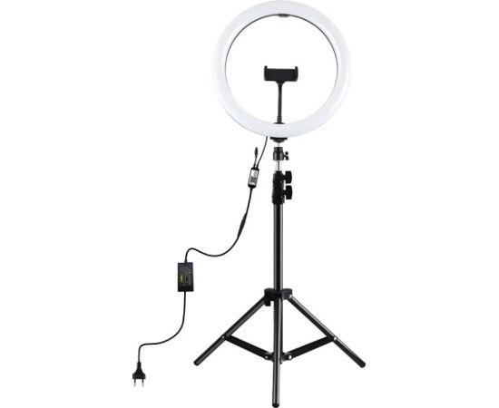 Puluz LED Ring Lamp 30cm With Desktop Tripod Mount Up To 1.1m, Phone Clamp