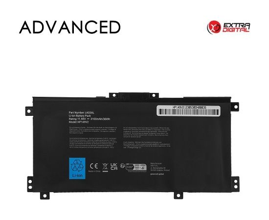 Extradigital Notebook Battery HP LK03XL, 3500mAh, Extra Digital Advanced