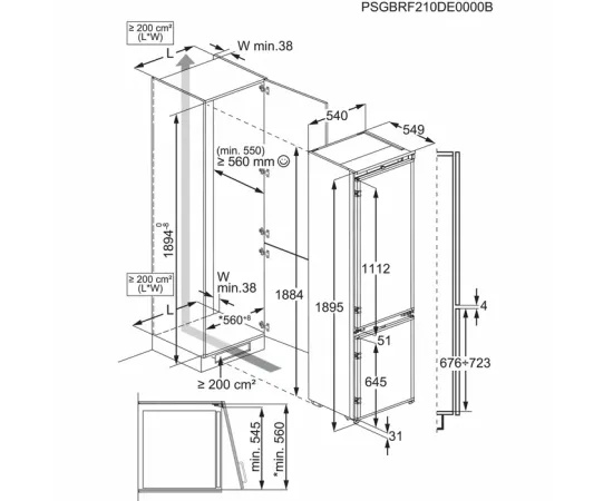 AEG NSC8M191DS Холодильники