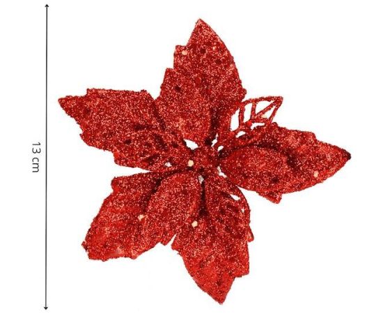Poinsettia, mākslīgais zieds Springos CA1257 13 cm