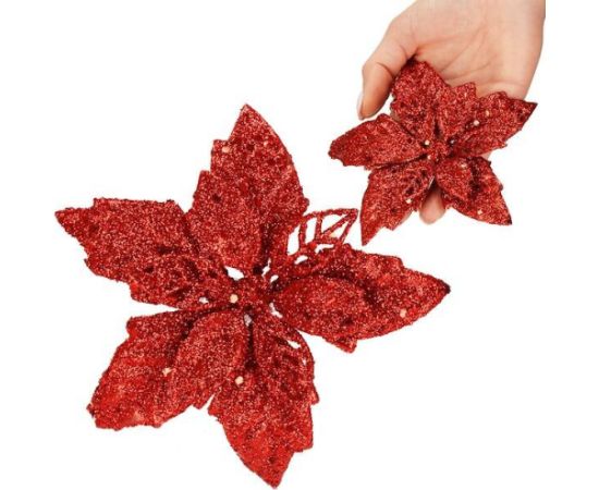 Poinsettia, mākslīgais zieds Springos CA1257 13 cm