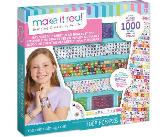 MAKE IT REAL Набор браслетов Алфавит Развивающие игры