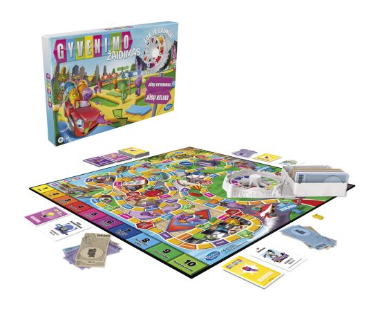 Hasbro Настольная игра Игра в жизнь (на литовском яз.)