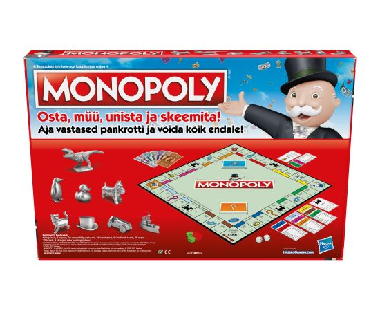 MONOPOLY Настольная игра Классическая версия (на эстонском яз.) Galda spēles