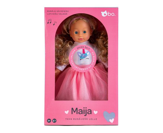 bo. Интерактивная кукла "Maija" (разговаривает на латышском языке), 40 см