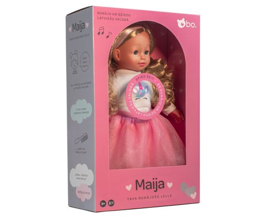 bo. Интерактивная кукла "Maija" (разговаривает на латышском языке), 40 см
