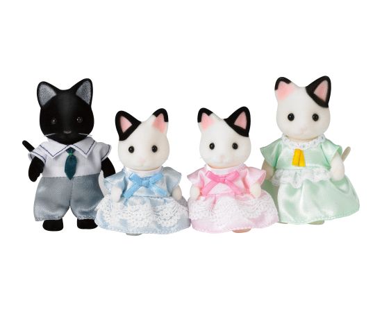 SYLVANIAN FAMILIES Melnbalto kaķu ģimene