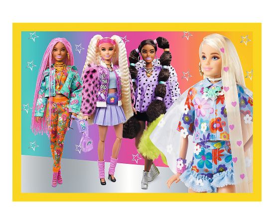 Mattel TREFL BARBIE Комплект пазлов 4в1