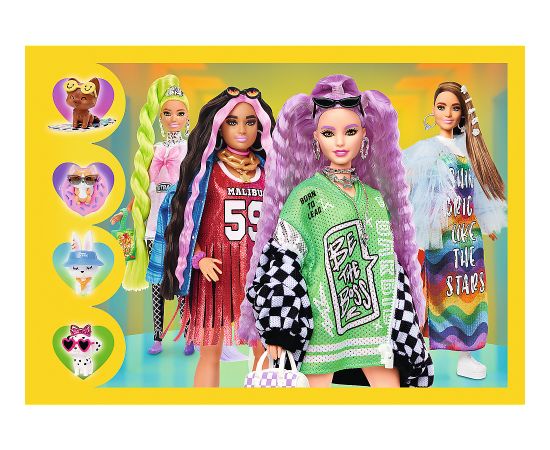 Mattel TREFL BARBIE Комплект пазлов 4в1